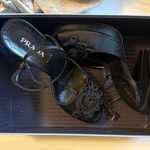 Prada Elegant Black Women's Heels